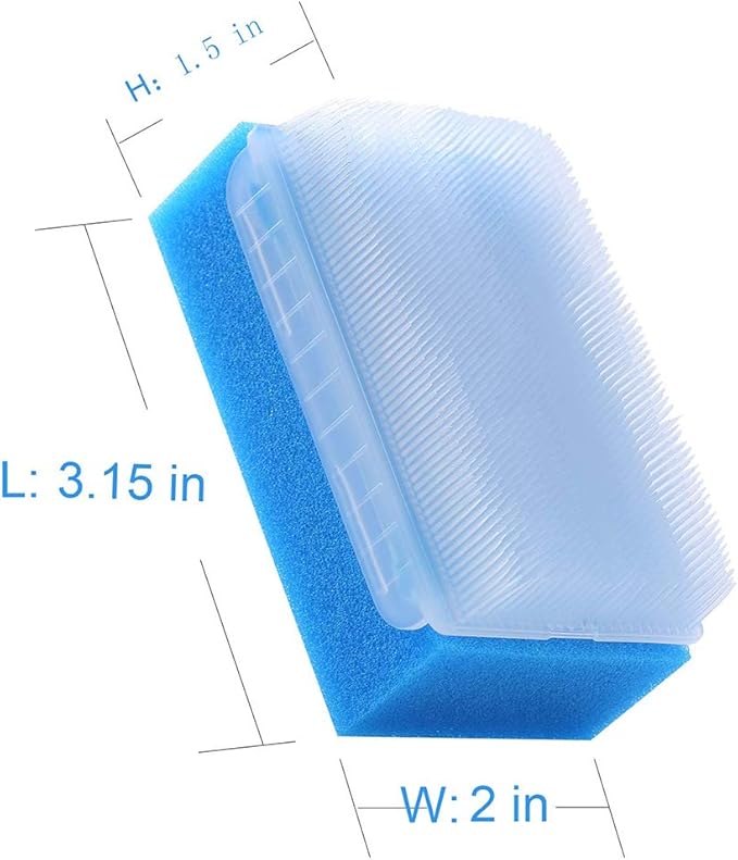 12PCS Sterile Bath Sponge & Sensory Brush, MELONSUN Baby Bath Scrubber.