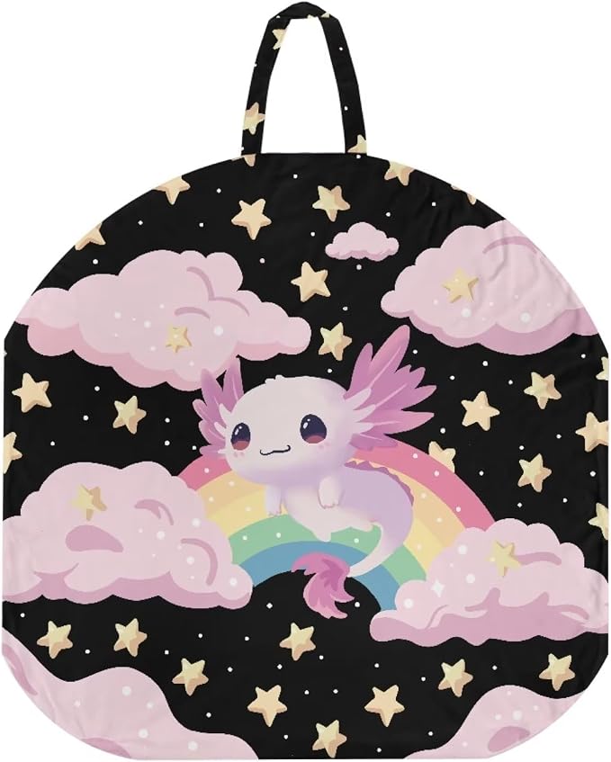 Rainbow Axolotl Stretchy Nursing Pillow Covers Breast Feeding Pillows Covers for Moms Ultra Soft Snug Fits On Infant Nursing Pillow Nursing Pillow Case for Newborn