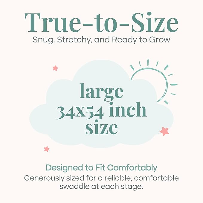 Caden Lane Baby Swaddle & Receiving Blanket, Soft, Breathable & Temperature-Regulating Bamboo Viscose Fabric for Swaddling Newborns, Gender Neutral Infant Blanket for Boys & Girls