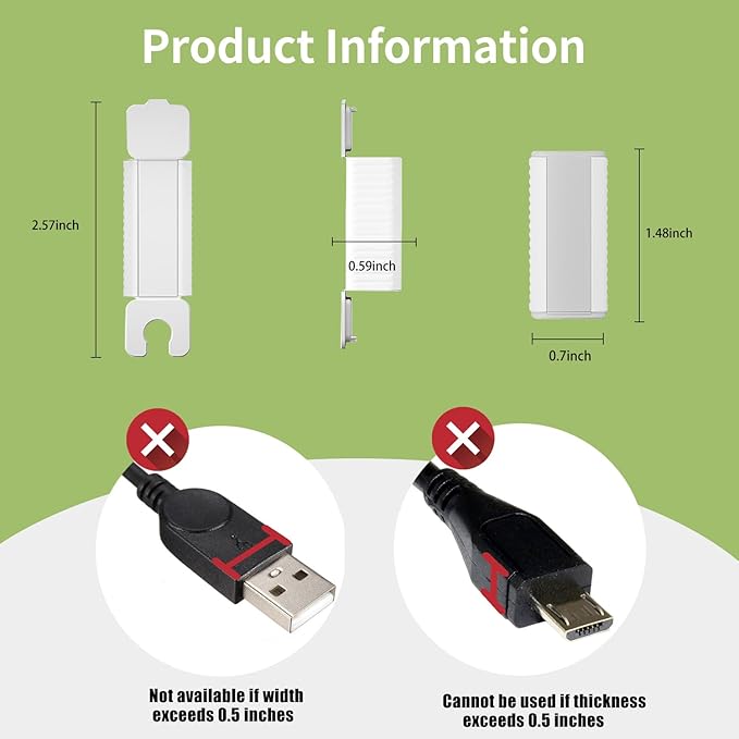 USB Charger Protector for Baby Proofing, Cord Cover Baby Proof, Electrical Safety Baby Products, Prevent Babies from Biting Charging Cable Ends（8Pcs）