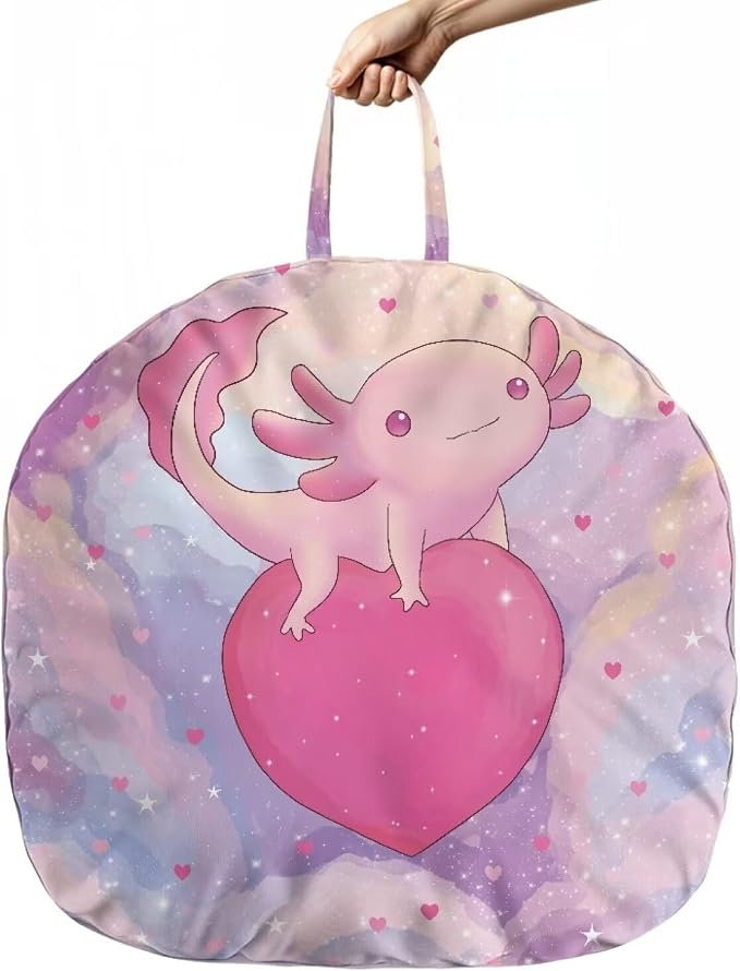 Pink Axolotl Nursing Pillow Cover for Breastfeeding Pillow Ultra Soft and Cozy Nursing Pillow Slipcovers,Nice Newborn Gift Best Choice for Mom or Baby Pillow Not Included