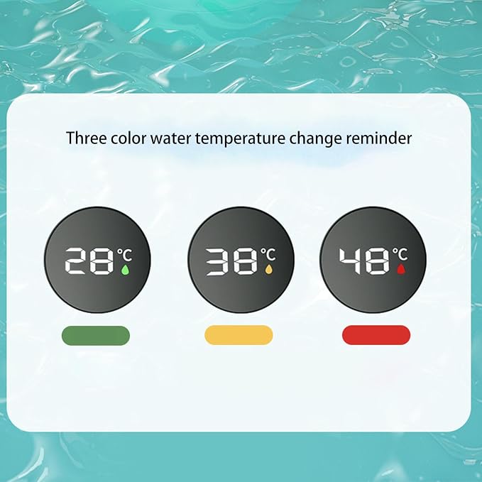 Bath Thermometer Floating Toy with 3 Color Temperature Indicator for Infant Bathing, Instant Reading Safety Alert, Whale Shape Water Temperature Thermometer