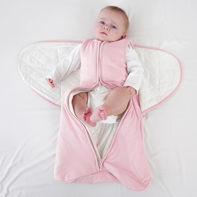 1.0 TOG Swaddle Sleep Sack, Adjustable Wearable Blanket for Infants and Newborns 0-3 Months, Perfect for New Moms, X-Small