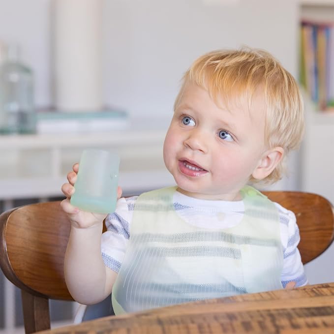 Olababy Feeding Spoon + Olababy First Cup (Mint, 2 oz)