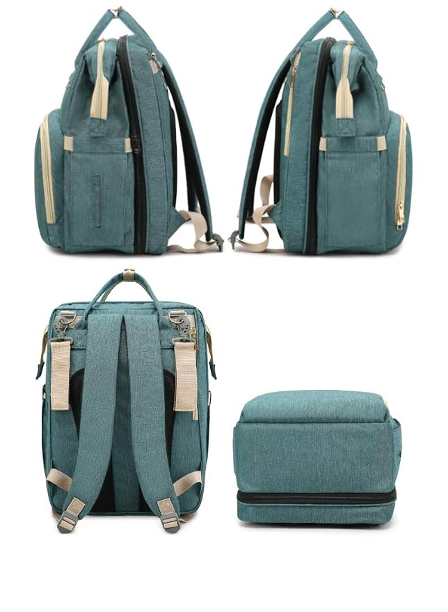 Personalized Diaper Bag with Name Embroidered Mommy Bag Backpack X-Large Foldable Stretchable