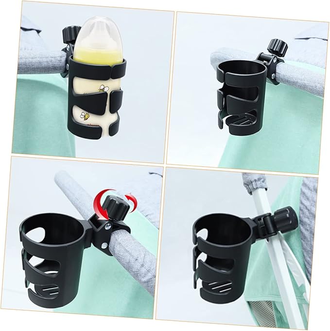ORFOFE Stroller Cup Holder and Organizer Bottle Holder for Strollers and Walkers Convenient Accessory for Drinks The Go