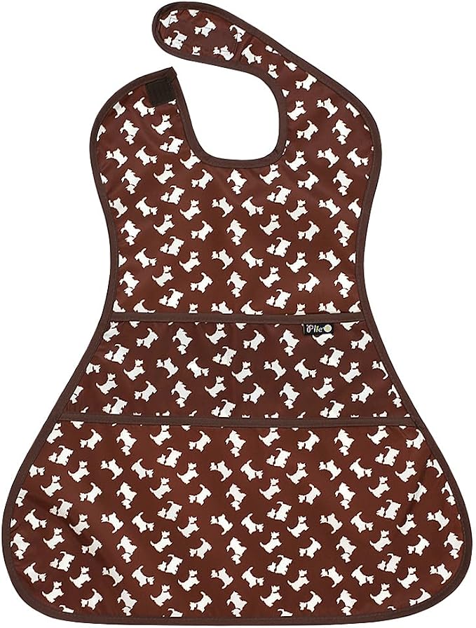 Plie Full Coverage Waterproof Feeding Bib for Toddlers – Extra Long Apron Bib for Mealtime, Self-Feeding, High Chairn
