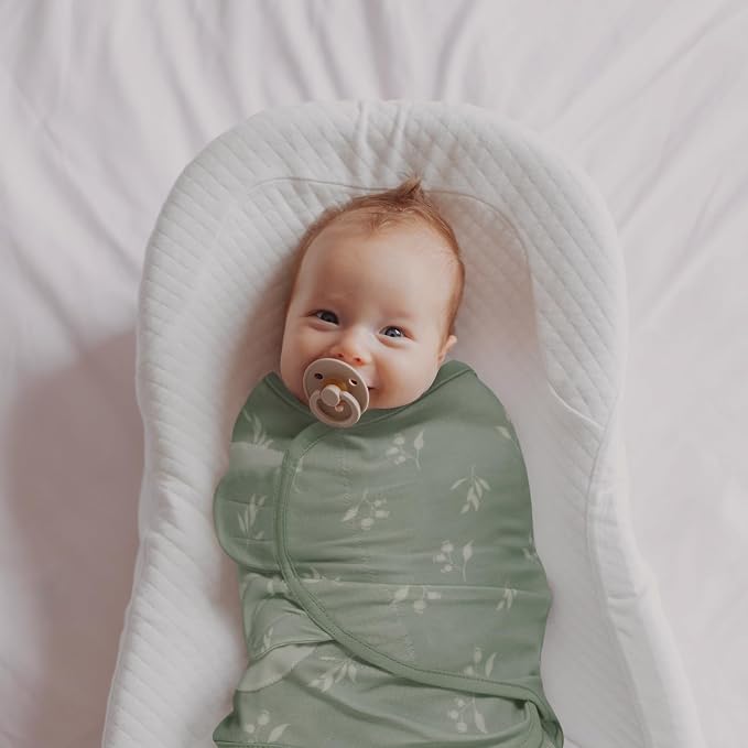 Baby Swaddle Sleep Sack 3 Pack, Organic Cotton Newborn Swaddle Wraps for 0-3 Months, Adjustable Wings, Breathable Soft Swaddling Blankets for Infant Boys Girls, Baby Sleep Essentials