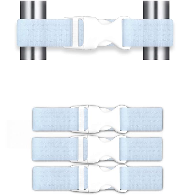 Baby Cabinet Safety Locks,Handles Child Safety Locks Simple Installation Home Safety Strap Locks Fit Closed Handle Cabinets,Oven, Double Open the Door Refrigerator, Kitchen Door (3 Pack, White)