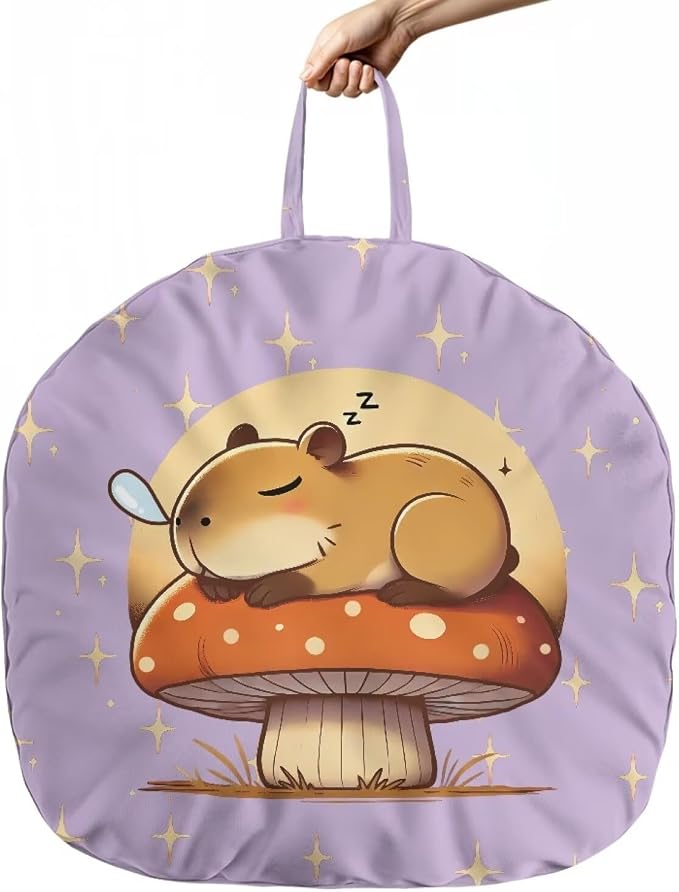 Sleeping Capybara Nursing Pillow Cover Case Plush Breathable Breastfeeding Pillow Slipcover Fits Nursing Pillow Super Soft Snug Positioners for Baby Boy Baby Girl Feeding Cushion Cover