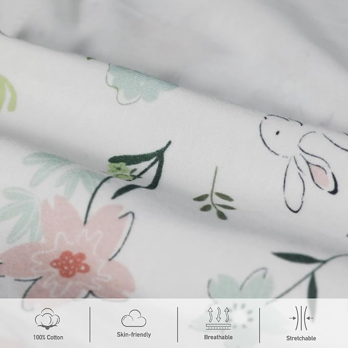 Baby Swaddle Sleep Sack 3 Pack, Organic Cotton Newborn Swaddle Wraps for 0-3 Months, Adjustable Wings, Breathable Soft Swaddling Blankets for Infant Boys Girls, Baby Sleep Essentials