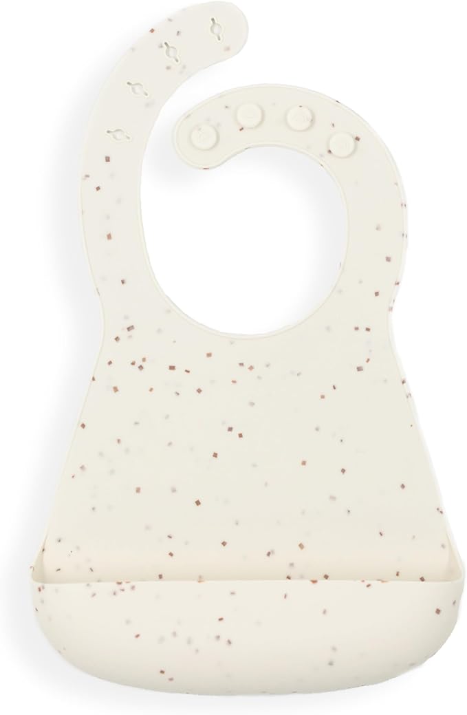 Yeah Baby Goods Silicone Baby Bib for Unrestricted Movement – Waterproof, Adjustable Toddler Silicone Bib with Food Catcher