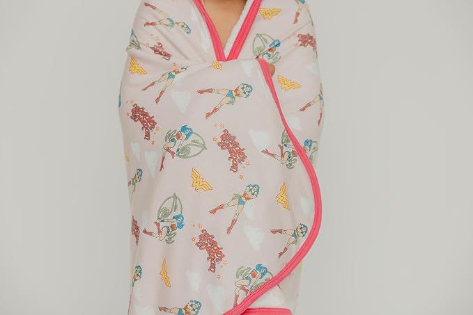 Copper Pearl Hooded Bath Towels Premium Knit/Terry Cloth Baby Towels with Hood, Pockets, and Cool Designs - Great to Gift and Make Bath Time Fun - Baby Bath Towel, Wonder Woman™