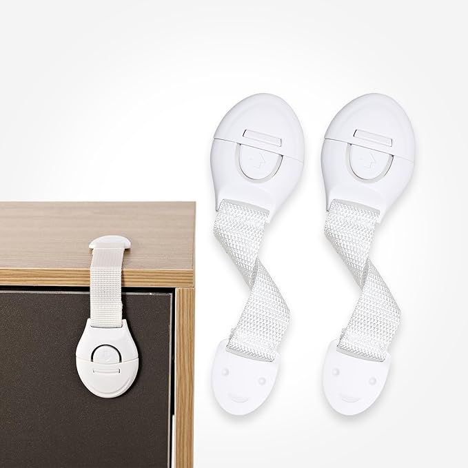 10 Pack Child Safety Ribbon Locks.