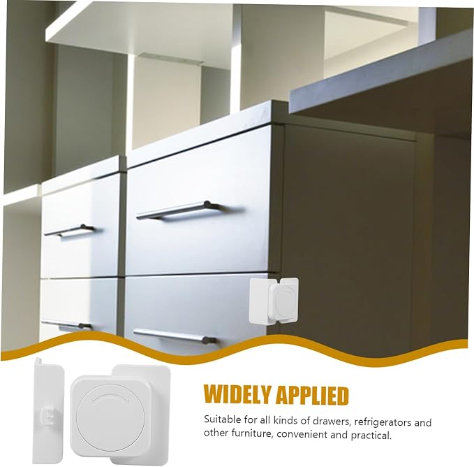 ORFOFE Cabinet Safety Locks Babyproof Locks for Fridges Cabinets and Drawers 10 Pack Childproofing for Babies