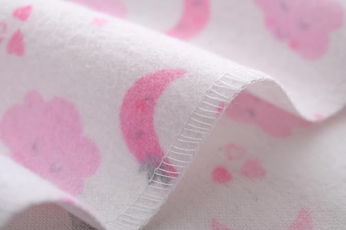 Gina Era Cotton Flannel Receiving Blankets Baby 8 Pcs, Baby Swaddle Blankets, Baby Flannel Blanket 30 X 30 Inch for Boy Girl (Style-15)