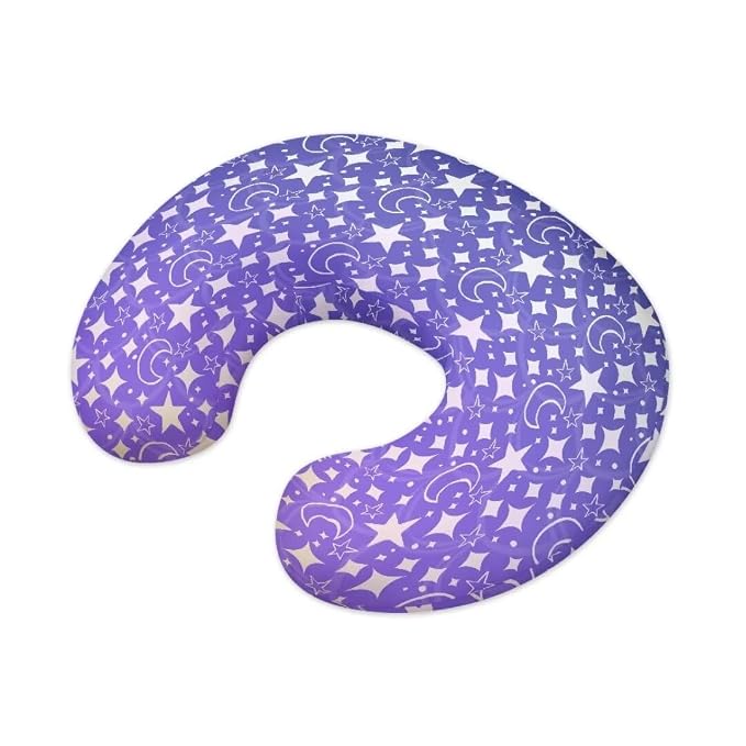Moon Star Lightweight Breathable Pillow Cover for Infant Snug, Stretchy Neutral Breastfeeding Pillow Cover for Breastfeeding Moms in Home Or Car