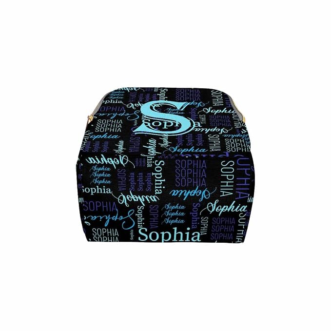 InterestPrint Custom Name Diaper Bag Personalized Black Blue With Name Customized Mummy Nappy Shoulders Backpack Casual Daypack Travel for New Mom