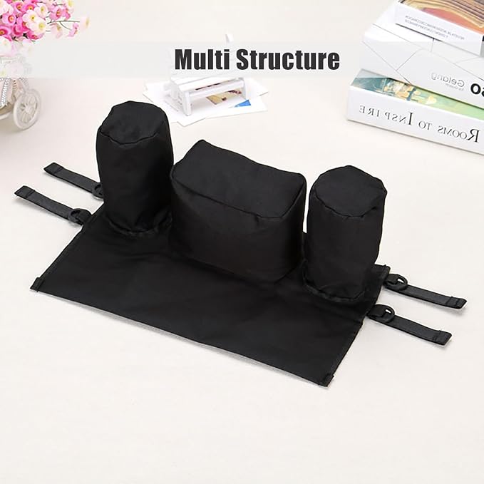 Stroller Organizer with 2 Insulated Cup Holder, Universal Stroller Caddy Accessories Zipper Design Durable Stroller Organizer Bag for All Baby Strollers (Black)