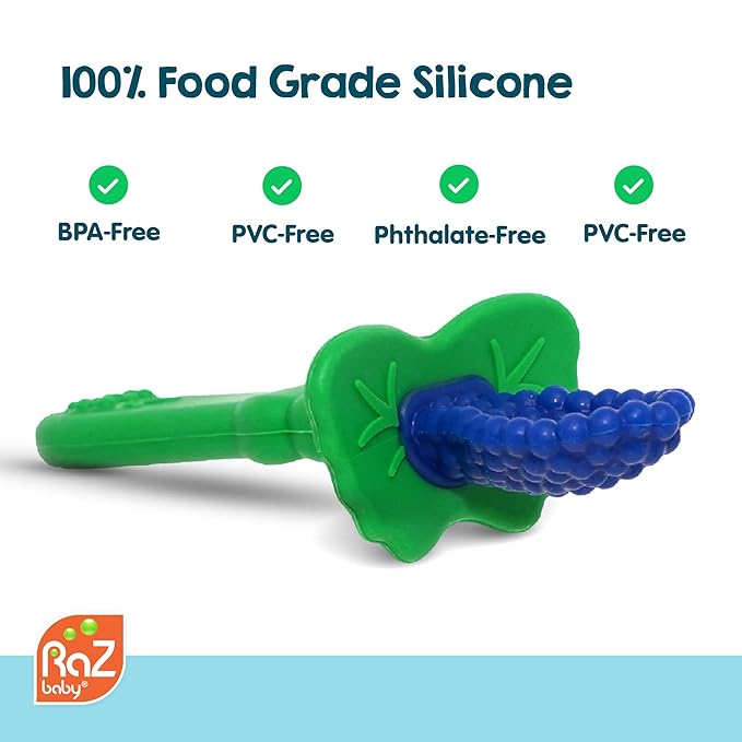 RaZ-Berry Baby Spoon/Baby's First Spoon / 100% Silicone