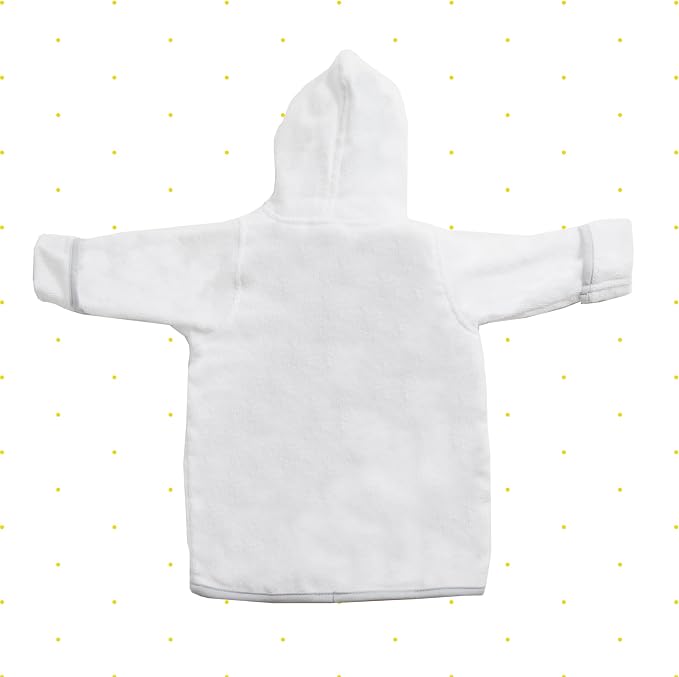 Spasilk 100% Cotton Hooded Terry Bathrobe with Booties Baby One Size Gifts — Shower