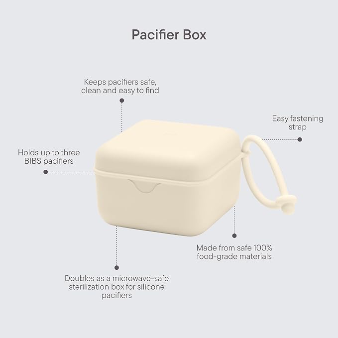 BIBS Pacifier Box, Petrol