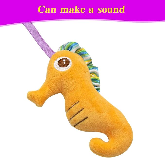 Caterbee Travel Arch Bassinet Toys for Baby Hanging on Stroller, Crib & Pram. Activity Toy bar for Baby Bouncer, 0 Monhts up(Purle)