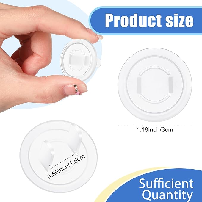 Thyle 1500 Pcs Outlet Covers Bulk Child Baby Proofing Plug for Electrical Outlets Covers Easy Install Socket Sturdy Safe Secure Baby Proofing Kit for Home Office Bulk