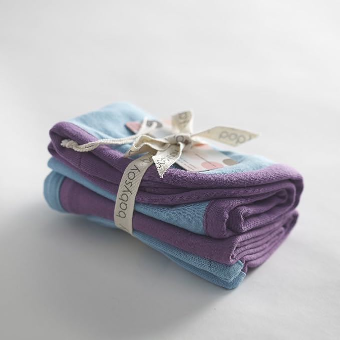 Babysoy Burpie Set (Eggplant/Ocean)