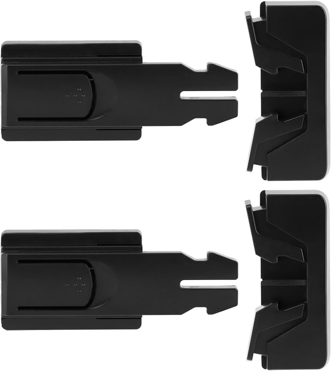 Fridge Lock, 2PCS Freezer Lock, Refrigerator Locks for Kids, Child-Proof Child Safety Lock for Oven Fridge Door Latch
