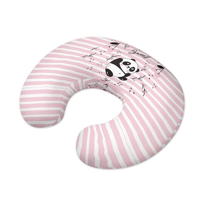 Panda Strip Nursing Pillow Cover for Breastfeeding Pillow, Ultra Soft and Cozy Nursing Pillow Slipcovers Good Choice for Mom or Baby