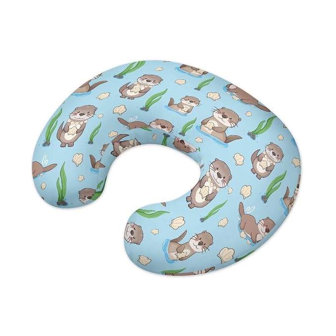 Sloth and Shell Nursing Pillowcase Baby Breastfeeding Slipcover Infant Newborn Nursery Bottle Pillowcase Easy to Use and Dustptoof