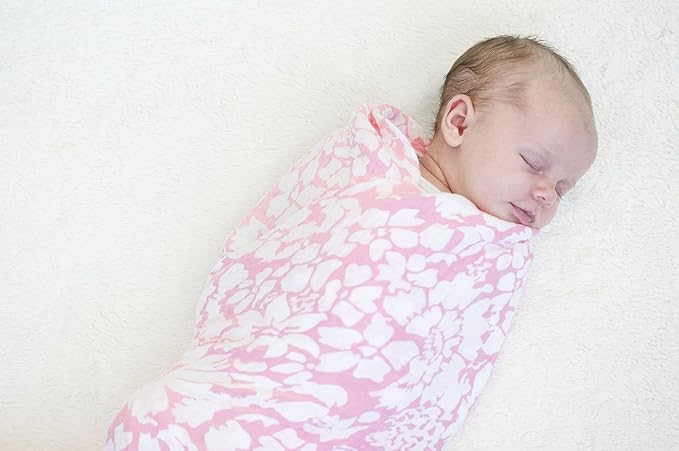 SwaddleDesigns Marquisette Receiving Swaddle Blanket for Baby Boys & Girls, Soft Premium Cotton Muslin, Best Shower Gift, Pink Lush, Parent Picks Award Winner Small