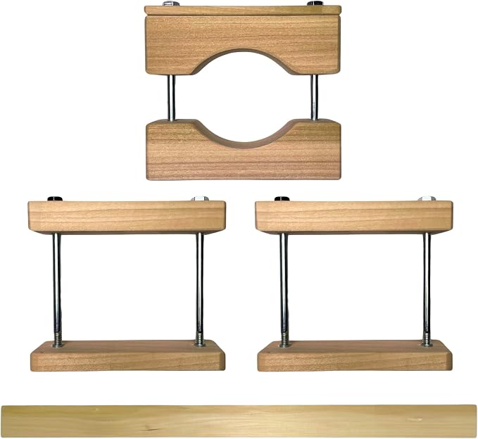Cardinal Gates Gate Installation Kit - 32 Inch Stairway Banister Clamp - Hole & Adhesive Free - Fits Round or Square Profiles - Compatible with Hardware & Pressure Mounted Gates - Made in USA