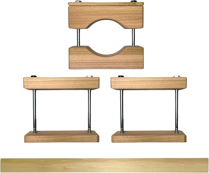 Cardinal Gates Gate Installation Kit - 36 Inch Stairway Banister Clamp - Hole & Adhesive Free - Fits Round or Square Profiles - Compatible with Hardware & Pressure Mounted Gates - Made in USA