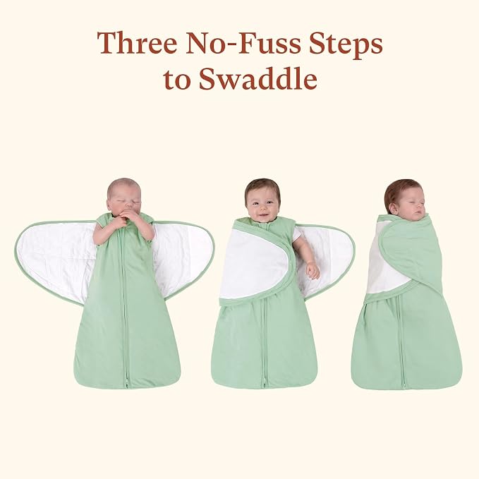 1.0 TOG Swaddle Sleep Sack, Adjustable Wearable Blanket for Infants and Newborns 0-3 Months, Perfect for New Moms, X-Small