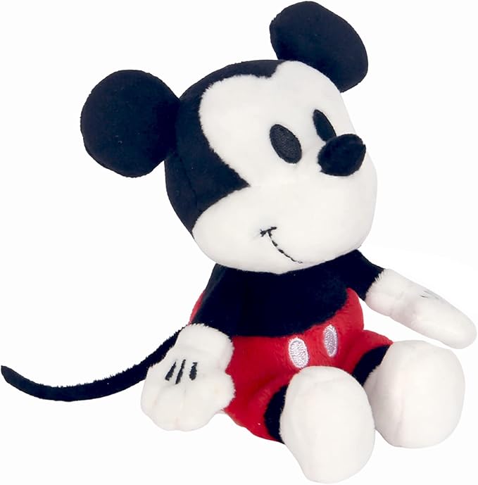 Lambs & Ivy Disney Baby Mickey Mouse Muslin Swaddle Blanket & Plush Gift Set