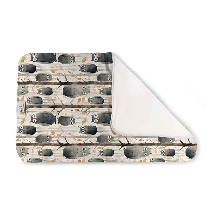 Kanga Care Reusable Absorbent & Waterproof Changing Pad 24" x 15" - Hoot