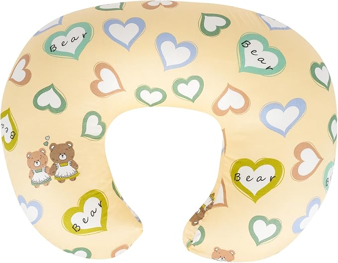 Nursing Pillow & Breastfeeding Pillow ??Ergonomic C-Shape for Breastfeeding & Bottle Feeding, Standard Size Breathable with Washable Cover, Hypoallergenic,Tummy Time & Sitting Support (0-12 Months)