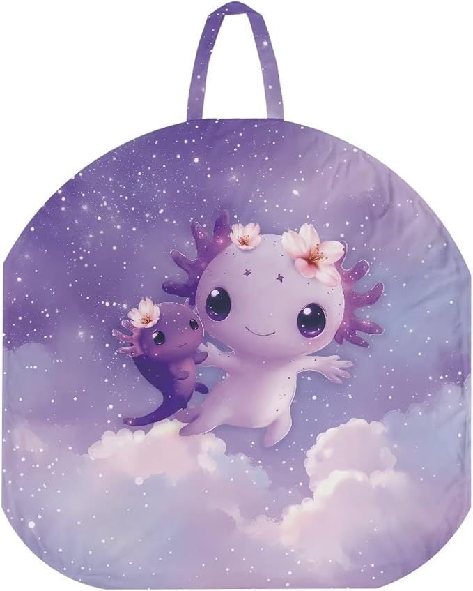 Purple Axolotl Nursing Pillow Cover Breathable Breastfeeding Pillow Slipcover Fits Nursing Pillow Super Soft Snug Positioners for Baby Boy Baby Girl Support for Breastfeeding Bottle Feeding
