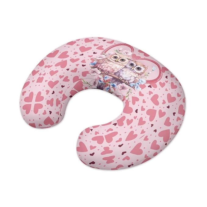 Owl Nursing Pillow Cover Slipcover, Breastfeeding Newborn Infant Feeding Cushion Cover Pillow Slipcovers for Breastfeeding Moms