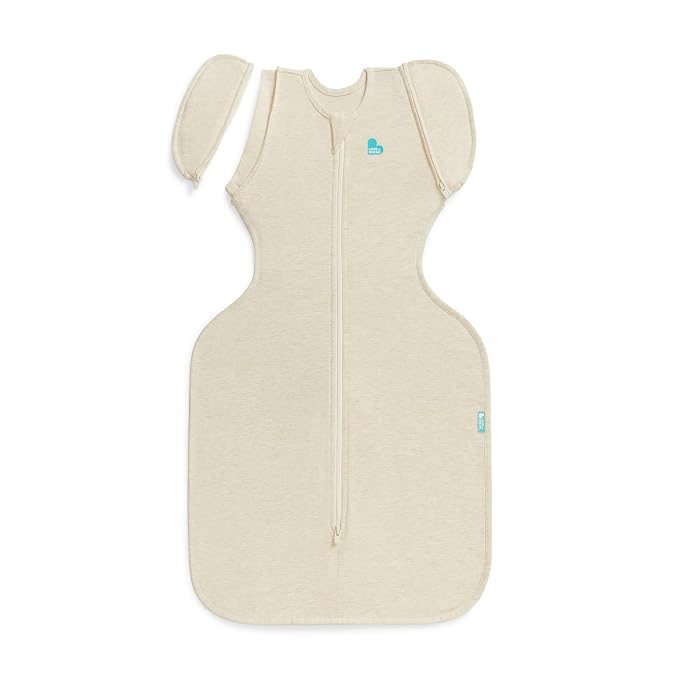 Early Roller Transition Swaddle Bag 1.0 TOG Cotton Oatmeal by Love To Dream