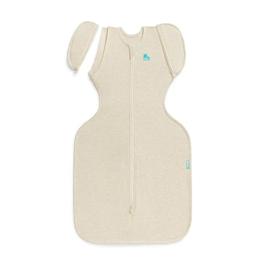 Early Roller Transition Swaddle Bag 1.0 TOG Cotton Oatmeal by Love To Dream
