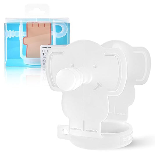 Premium Baby Hand Teether ??Soft & Hygienic Soothing Aid for Teething Discomfort in Babies 3-12 Months, BPA-Free LSR Silicone, Adjustable Wristband, Easy to Clean, Made in Korea
