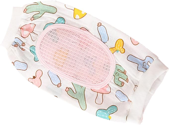 Baby Breastfeeding Arm Pillow Sweat Absorbent Cervical Spine Protection for Infant 0-12 Months Gauze Material (Yellow) (Pink)