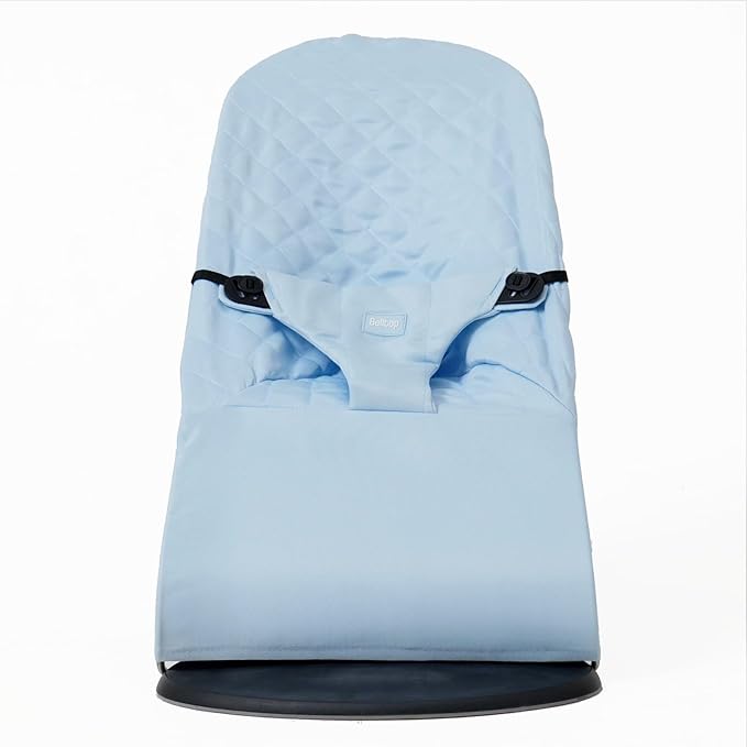 Fabric seat for Bouncer Belltop Compatible with BabyBjörn Bouncer: Soft & Bliss. Cover for Baby Bouncer (seat): Hypoallergenic & Breathable. Seat for Baby Swing: Ergonomic (Soft Blue)