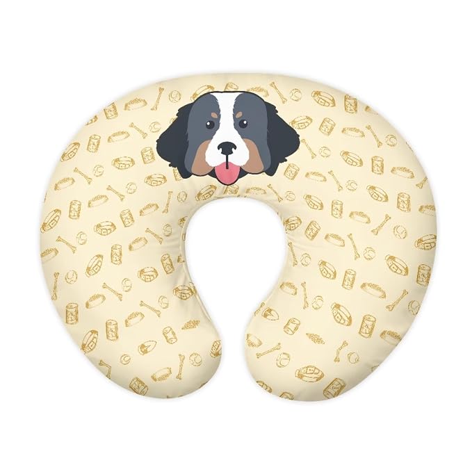 Dog Pattern Nursing Pillow Slipcover Sleeve, Ultra-Soft Baby Nursing Pillow Removable Cover for Breastfeeding Pillows, Pillow Not Included