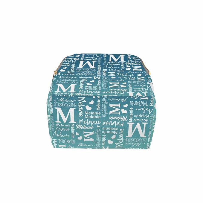 InterestPrint Personalized Diaper Bag with Name Custom Blue Gradient Monogram Nursing Bag Customized Logo Text Shoulder Bag Backpack Casual Daypack Bag for Sister BFF Shopping Present