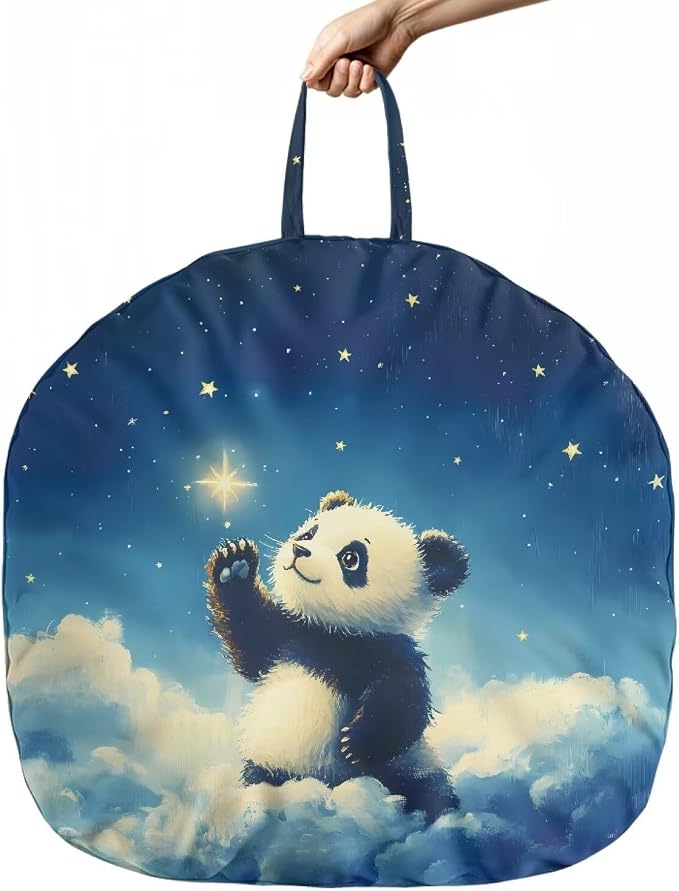 Cute Panda Nursing Pillow Cover Case Plush Breathable Breastfeeding Pillow Slipcover Fits Nursing Pillow Super Soft Snug Positioners for Baby Boy Baby Girl Feeding Cushion Cover