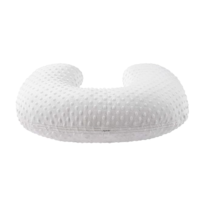 Nursing Pillow Cover, Breastfeeding Pillow Slipcover Snugly Fits for Nursing Pillow for Baby Boys and Girls, Premium Quality Microfiber, Ultra Soft Comfortable (Cloud Dancer)